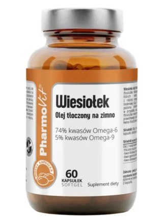 Pharmovit Wiesiołek olej tłoczony na zimno 60 kapsułek