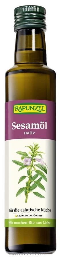 Rapunzel Olej Sezamowy Tłoczony Na Zimno BIO 250 ml Rapunzel Olej Sezamowy Tłoczony Na Zimno BIO 250 ml