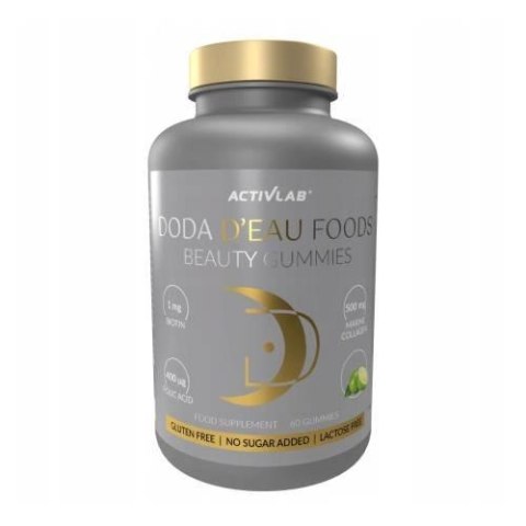 Activlab DODA D'EAU FOODS Beauty Gummies 60 żelek o smaku cytryna-limonka Activlab DODA D'EAU FOODS Beauty Gummies 60 żelek o smaku cytryna-limonka