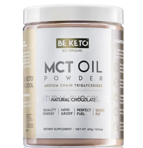 BeKeto Olej MCT w proszku o smaku czekoladowym 300g BeKeto Olej MCT w proszku o smaku czekoladowym 300g