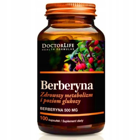 Doctor Life Berberine 500 mg 100 kapsułek Doctor Life Berberine 500 mg 100 kapsułek