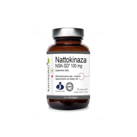 Kenay Nattokinaza NSK-SD 100 mg 60 kapsułek Kenay Nattokinaza NSK-SD 100 mg 60 kapsułek