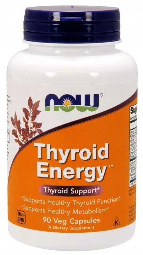 Now Foods Thyroid Energy (Wsparcie tarczycy) 90 kapsułek Now Foods Thyroid Energy (Wsparcie tarczycy) 90 kapsułek