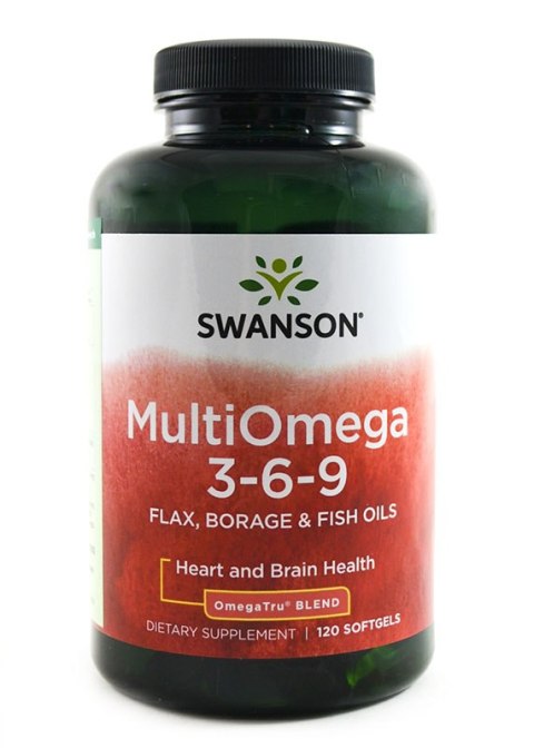 Swanson MultiOmega 3-6-9 120 kapsułek Swanson MultiOmega 3-6-9 120 kapsułek