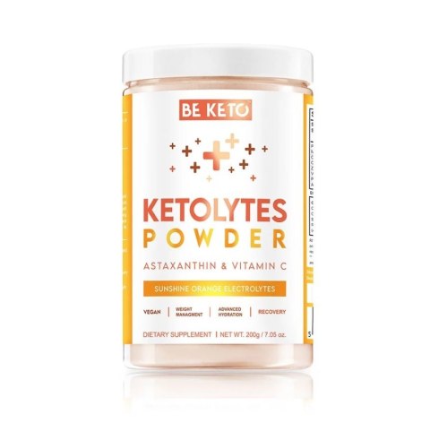BeKeto Elektrolity Ketolytes w Proszku - Słoneczna Pomarańcza 200g BeKeto Elektrolity Ketolytes w Proszku - Słoneczna Pomarańcza 200g
