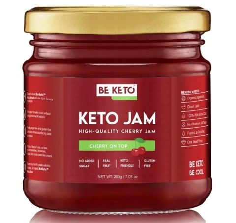 BeKeto Keto Dżem Doskonale wiśniowy 200g BeKeto Keto Dżem Doskonale wiśniowy 200g