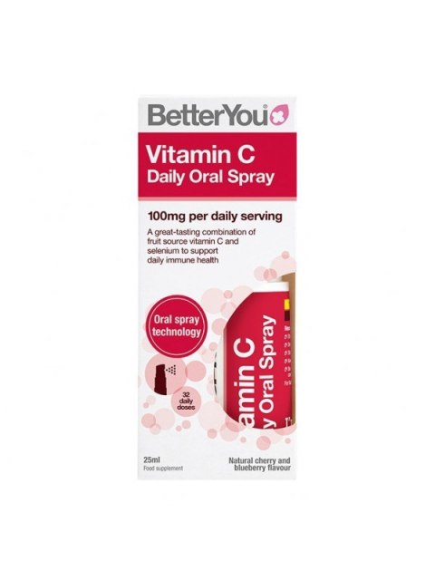 BetterYou Vitamin C Daily Oral Spray Witamina C w sprayu 50 ml BetterYou Vitamin C Daily Oral Spray Witamina C w sprayu 50 ml