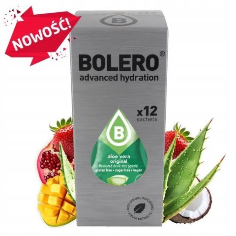 Bolero Aloe Vera mix smaków aloesowych 12 x 9g Bolero Aloe Vera mix smaków aloesowych 12 x 9g