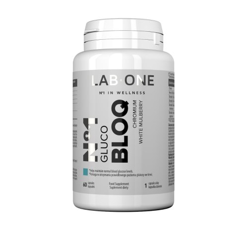 LAB ONE N°1 Gluco BLOQ 60 kapsułek LAB ONE N°1 Gluco BLOQ 60 kapsułek