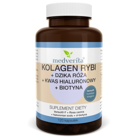Medverita Kolagen rybi 120 kapsułek Medverita Kolagen rybi 120 kapsułek