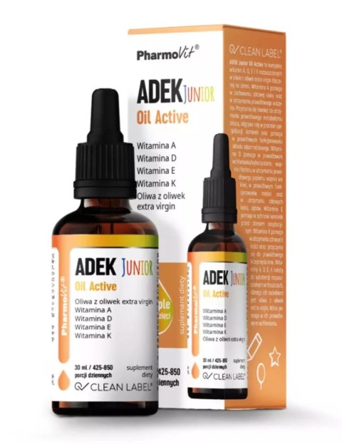 Pharmovit ADEK Junior Oil Active 30 ml Pharmovit ADEK Junior Oil Active 30 ml