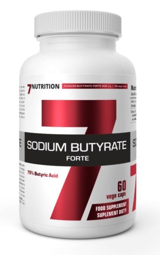 7Nutrition Sodium Butyrate FORTE maślan sodu 60 vege kapsułek