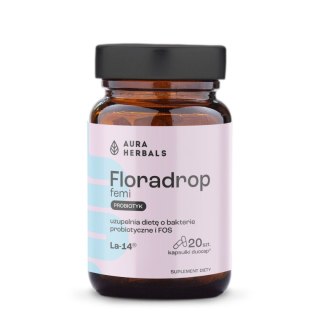 Aura Herbals Floradrop femi probiotyk 20 kapsułek