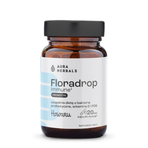 Aura Herbals Floradrop immune probiotyk 20 kapsułek Aura Herbals Floradrop immune probiotyk 20 kapsułek