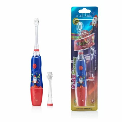 BRUSH-BABY KidzSonic Szczoteczka soniczna dla dzieci 3+ Rakieta BRUSH-BABY KidzSonic Szczoteczka soniczna dla dzieci 3+ Rakieta