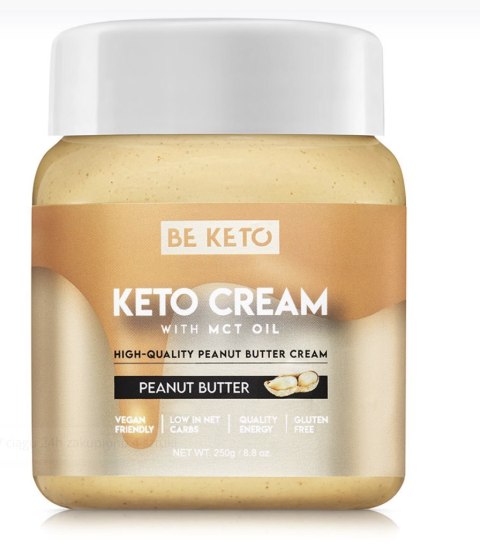 BeKeto Keto Krem Doskonałe Masło Orzechowe 250g BeKeto Keto Krem Doskonałe Masło Orzechowe 250g