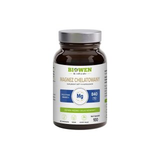 Biowen Magnez Chelatowany Diglicynian Magnezu 840 mg 100 kapsułek