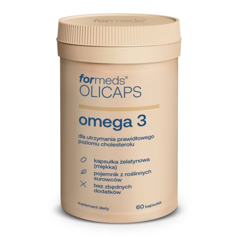 ForMeds Olicaps Omega 3 60 kapsułek miękkich ForMeds Olicaps Omega 3 60 kapsułek miękkich