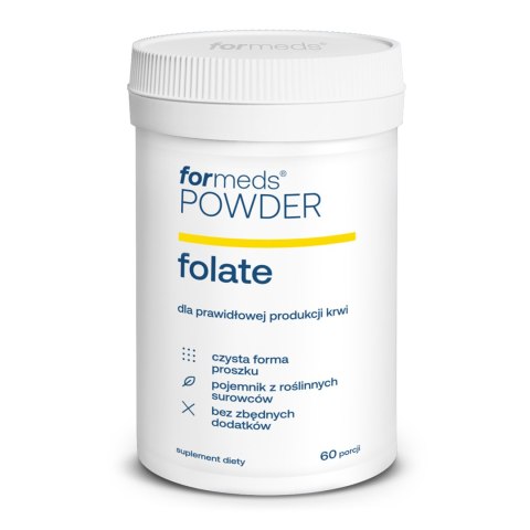 ForMeds Powder Folate Kwas foliowy 60 porcji ForMeds Powder Folate Kwas foliowy 60 porcji