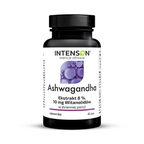 Intenson Ashwagandha 10 mg witanolidów 60 tabletek Intenson Ashwagandha 10 mg witanolidów 60 tabletek