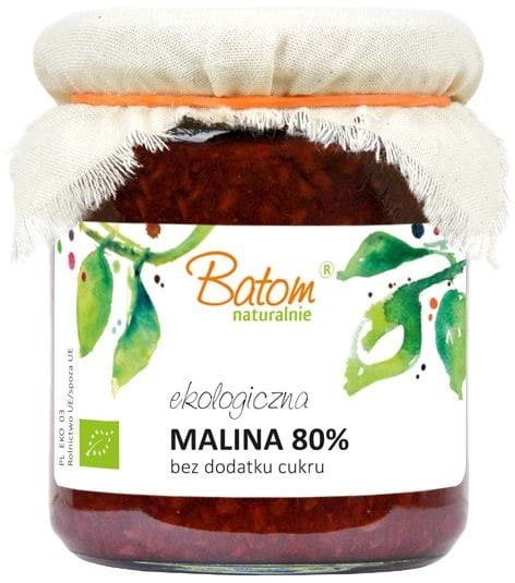 MALINA 80 % BIO 260 g - BATOM BATOM MALINA 80 % BIO 260 g - BATOM BATOM