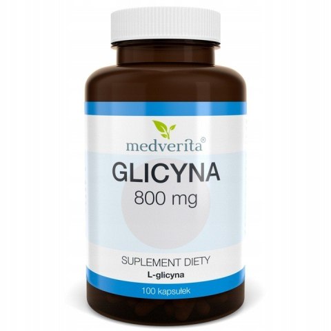 Medverita Glicyna 800 mg 100 kapsułek Medverita Glicyna 800 mg 100 kapsułek