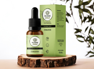 Płynne Zioła Ashwagandha 15 ml - Adaptogeny 14100 mg - suplement diety