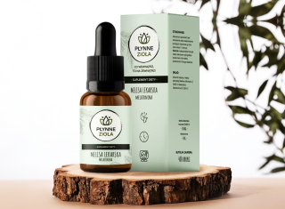 Płynne Zioła Melisa Lekarska, Melatonina 15 ml - Adaptogeny 14100 mg - suplement diety