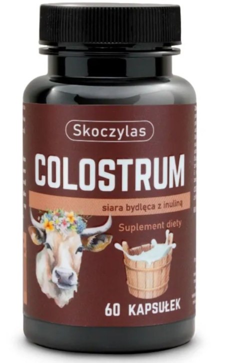 Skoczylas Colostrum siara bydlęca z inuliną 60 kapsułek Skoczylas Colostrum siara bydlęca z inuliną 60 kapsułek