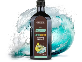 Skoczylas Estromega Rybie Kwasy Omega 3 DHA+EPA - suplement diety 250 ml