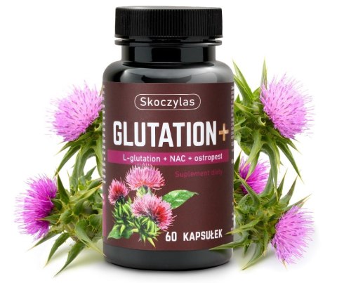 Skoczylas Glutation + NAC + ostropest, suplement diety 60 kapsułek Skoczylas Glutation + NAC + ostropest, suplement diety 60 kapsułek