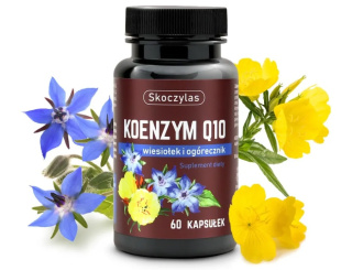 Skoczylas Koenzym Q10, Wiesiołek i Ogórecznik - suplement diety 60 kapsułek
