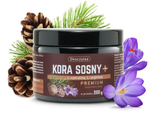 Skoczylas Kora sosny + L-cytrulina + L-arginina Premium - suplement diety proszek 200 g