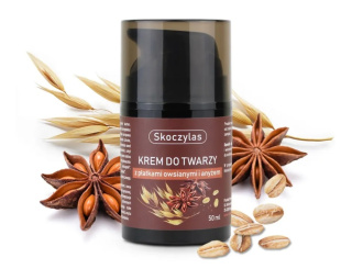 Skoczylas Krem do Twarzy z Płatkami Owsianymi i Anyżem - 50 ml