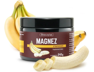 Skoczylas Magnez z bananem - suplement diety proszek 240 g