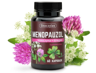 Skoczylas Menopauzol, Koniczyna + Dzięgiel - suplement diety 60 kapsułek
