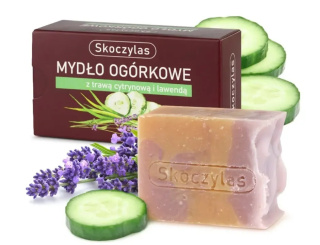 Skoczylas Mydło Ogórkowe z Trawą Cytrynową i Lawendą - 100 g