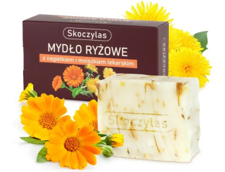 Skoczylas Mydło Ryżowe z Nagietkiem i Mniszkiem Lekarskim - 100 g