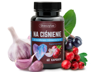 Skoczylas Na ciśnienie (Aronia, Głóg, Potas) - suplement diety 60 kapsułek