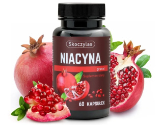 Skoczylas Niacyna z Granatem - suplement diety 60 kapsułek