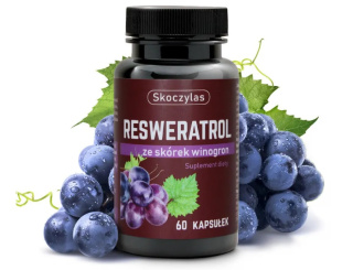 Skoczylas Resweratrol 50 mg (Na układ krążenia) -suplement diety 60 kapsułek