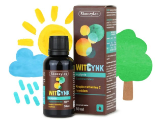 Skoczylas WitCynk (Witamina C, Cynk) w płynie - suplement diety 30 ml