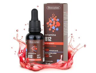 Skoczylas Witamina B12 (Metylokobalamina) w kroplach - suplement diety 30 ml