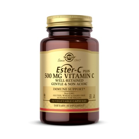 Solgar Ester-C Plus 500 mg Witaminy C 50 kapsułek Solgar Ester-C Plus 500 mg Witaminy C 50 kapsułek