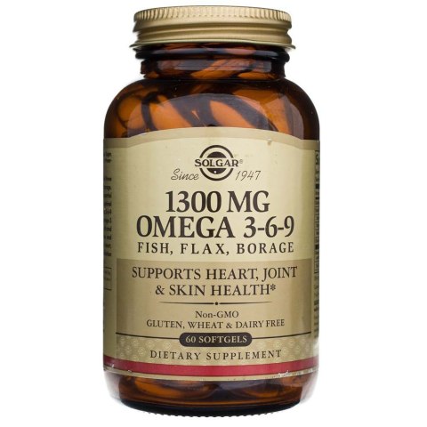 Solgar Omega 3-6-9 1300 mg 60 kapsułek miękkich Solgar Omega 3-6-9 1300 mg 60 kapsułek miękkich