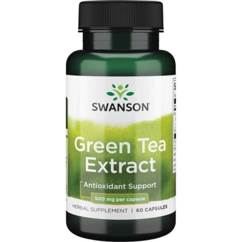 Swanson Green Tea Extract 500 mg 60 kapsułek Swanson Green Tea Extract 500 mg 60 kapsułek