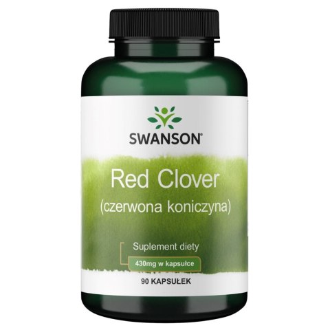 Swanson Red Clover (Czerwona koniczyna) 430 mg 90 kapsułek Swanson Red Clover (Czerwona koniczyna) 430 mg 90 kapsułek
